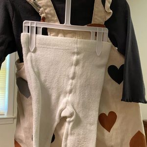 Carter’s brand 9 month 3 piece dress set.